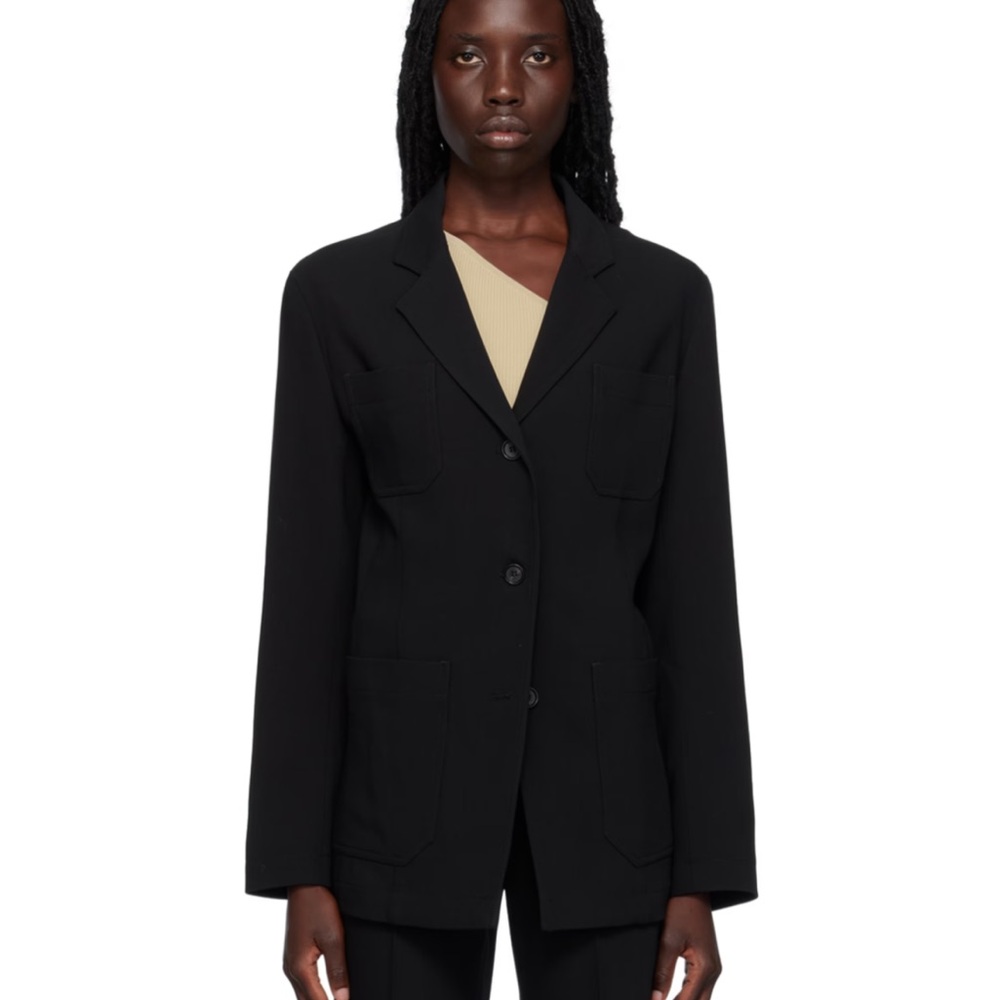 Toteme black slim blazer NWT size 36 (M)